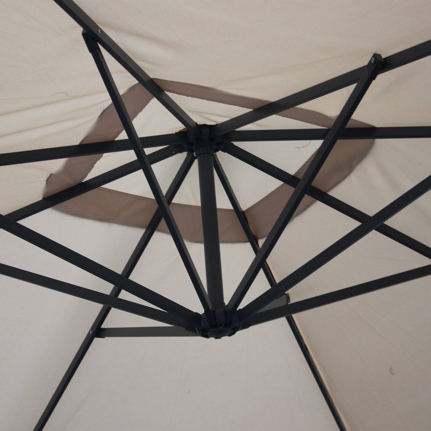 Hardelot, parasol déporté 3x3m Photo5