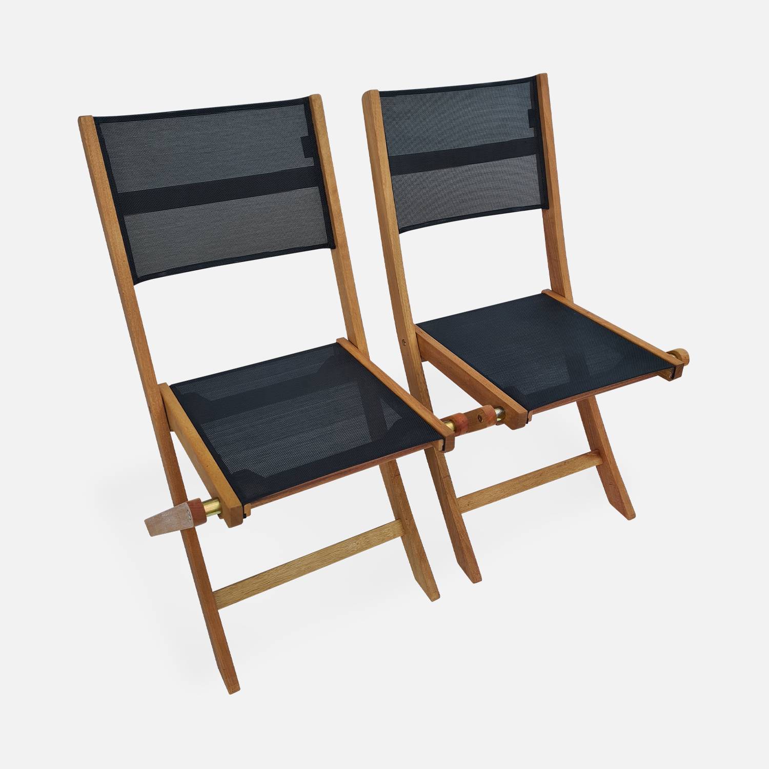 2 sillas Almeria en eucalipto FSC y textileno Photo3