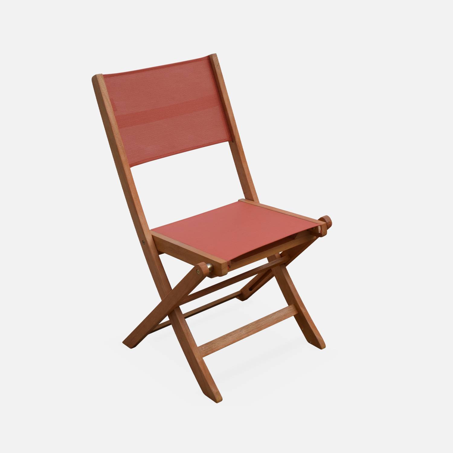 2 Almeria stoelen van FSC eucalyptus hout en textileen Photo4