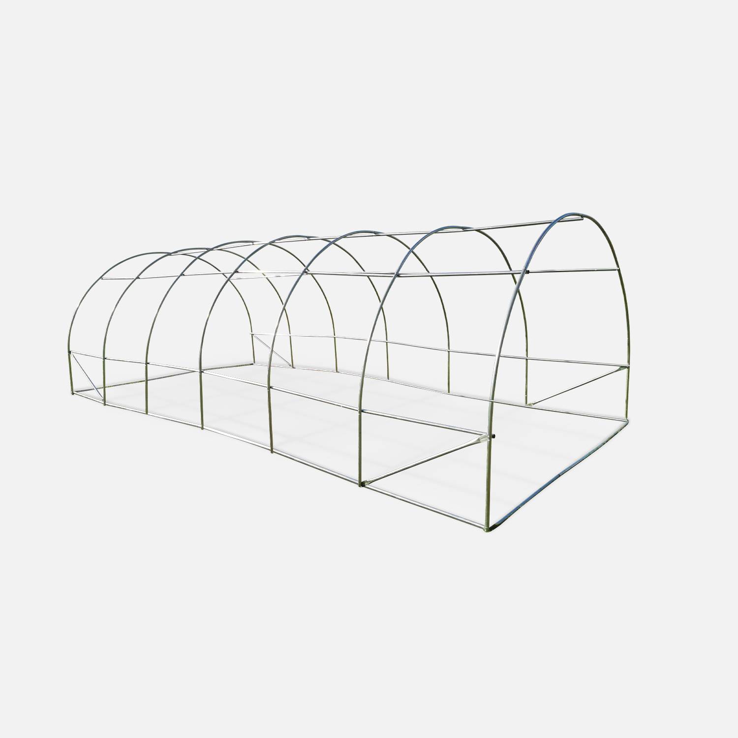 Invernadero de jardín túnel en polietileno de 18m² - Romero, invernadero hortícola Photo3