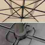 Saint Jean de Luz, parasol déporté rectangulaire 3x4m Photo4