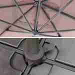 Saint Jean de Luz, parasol déporté rectangulaire 3x4m Photo5