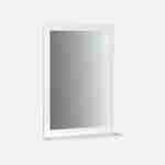 Miroir rectangulaire pour salle de bain - Rivage - 1 étagère, L 50 x l 11,7 x H 70cm Photo1
