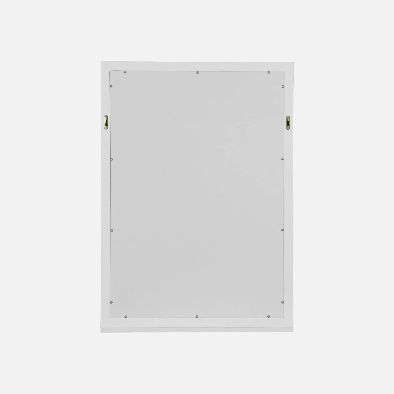 Miroir rectangulaire pour salle de bain - Rivage - 1 étagère, L 50 x l 11,7 x H 70cm Photo3