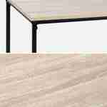  Mesas de centro en metal y madera - Loft - mesas nido, 100x48x48cm & 40x40x40cm Photo7