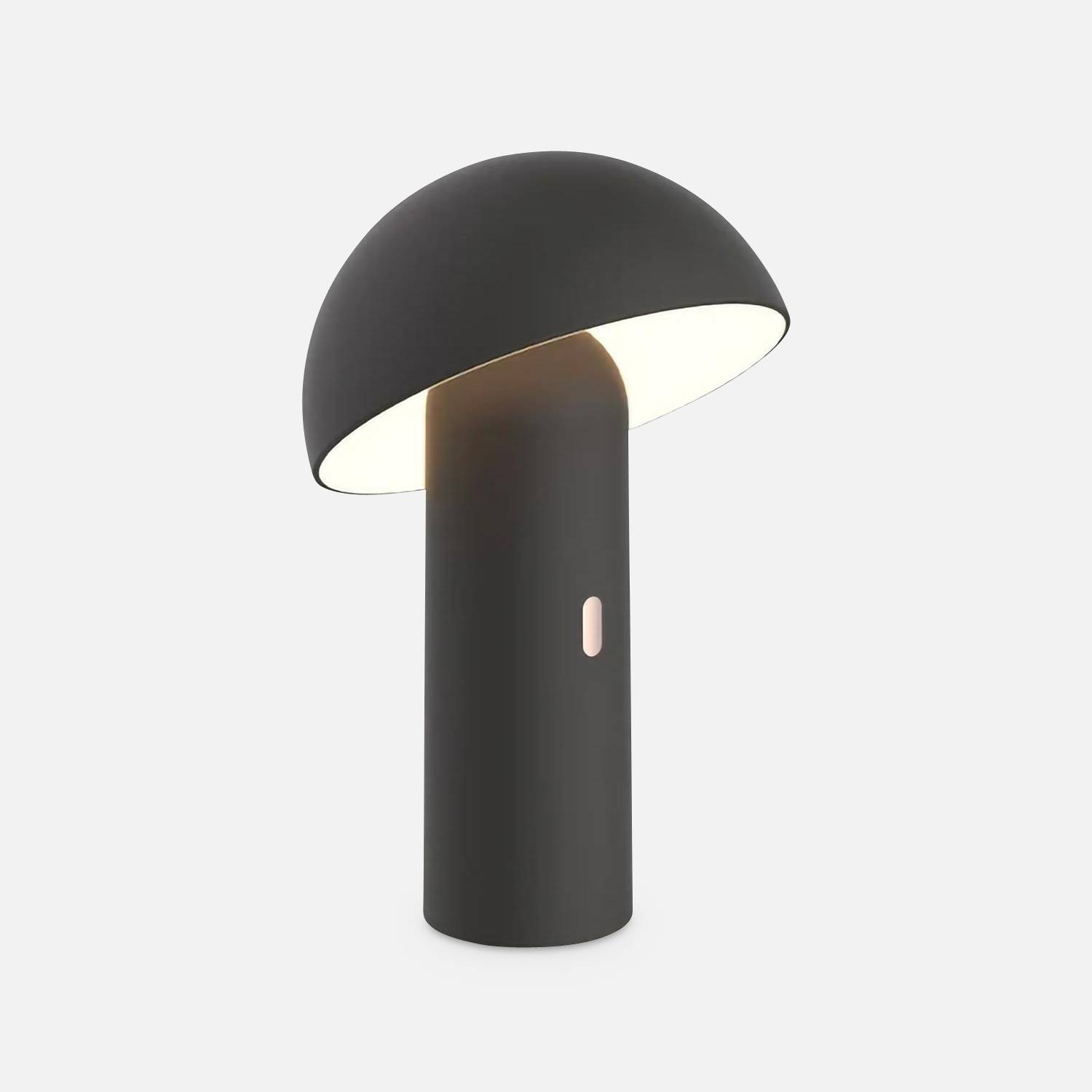 Lampe de table sans fil nomade à tête orientable noire H 28cm, intérieur / extérieur  Photo6