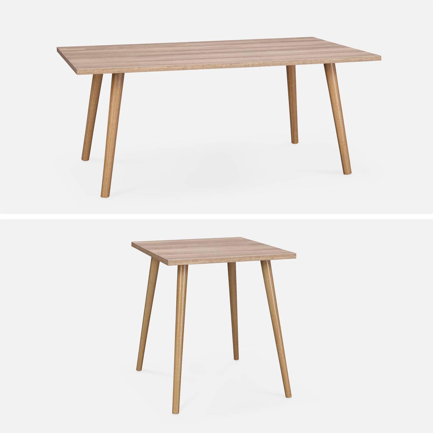 Mesas de centro em madeira 110x59x45,5cm - Scandi - 2 mesas Photo5