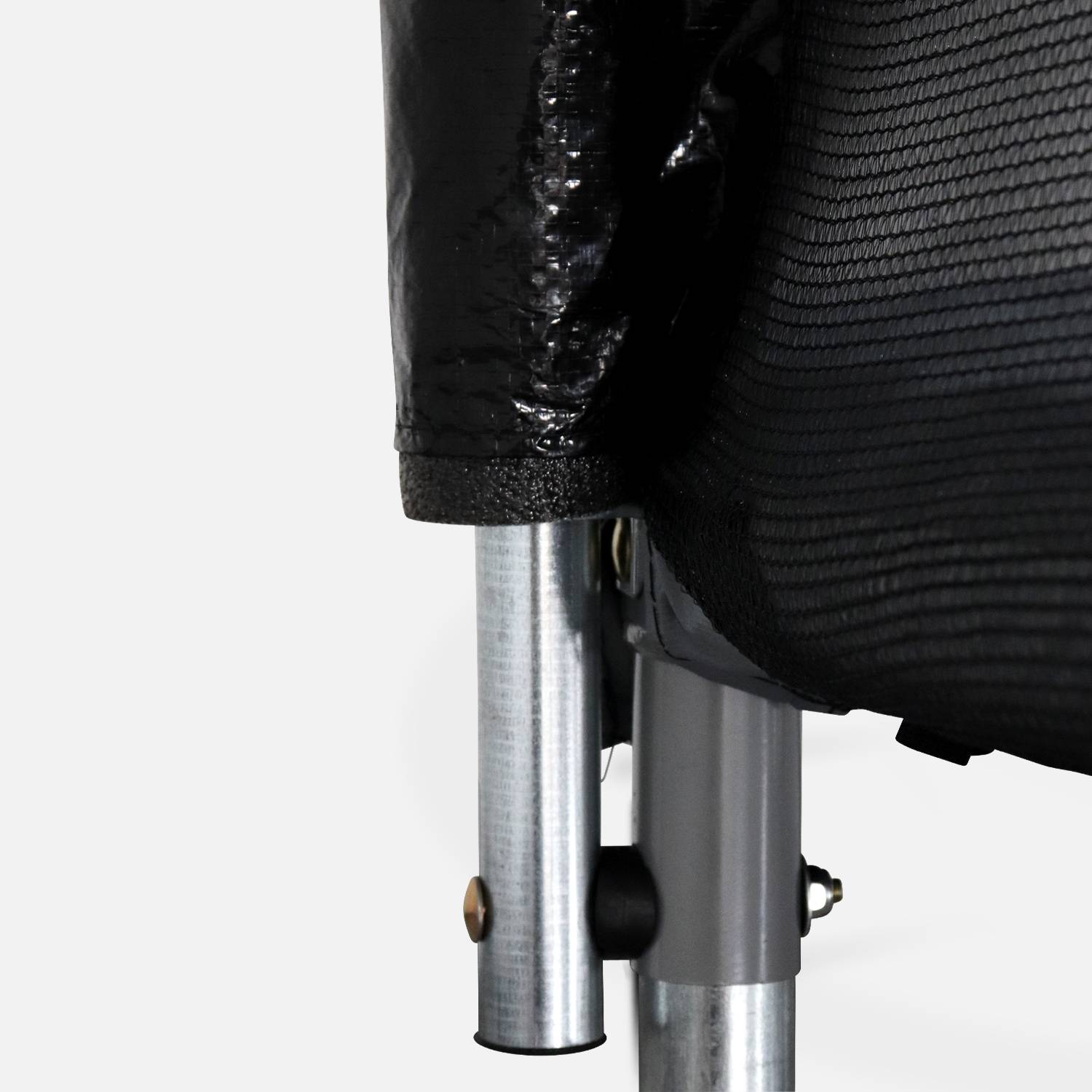 Trampolim, 250 cm, cinza, com rede de segurança, cobertura, rede para sapatos, kit de ancoragem Galaxie Photo7