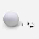 Bola LED 40cm - Bola de luz decorativa, Ø40cm, blanco cálido, mando a distancia Photo3
