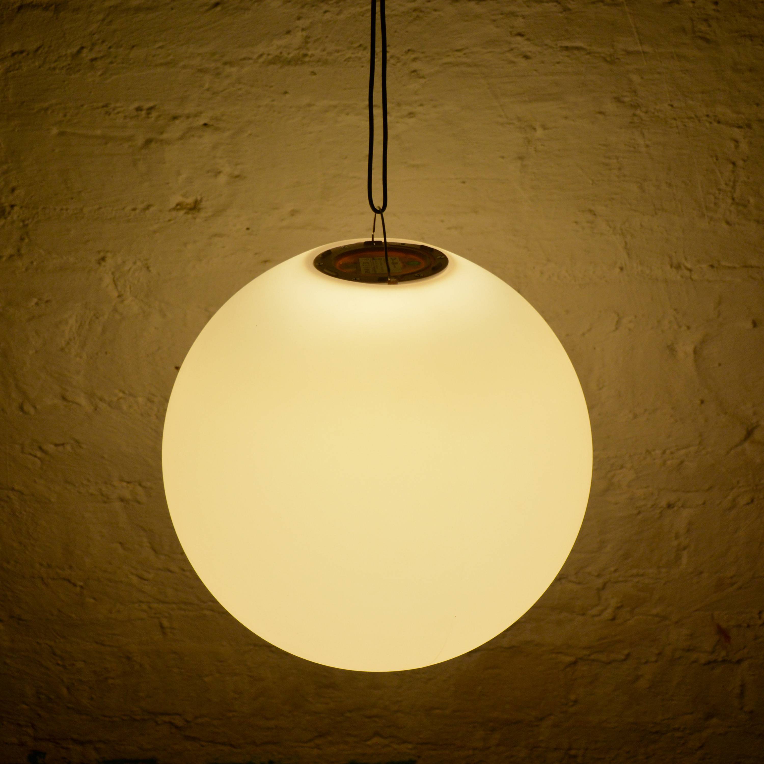 Bola LED 40cm - Esfera de luz decorativa, Ø40cm, branco cálido, controlo remoto Photo5