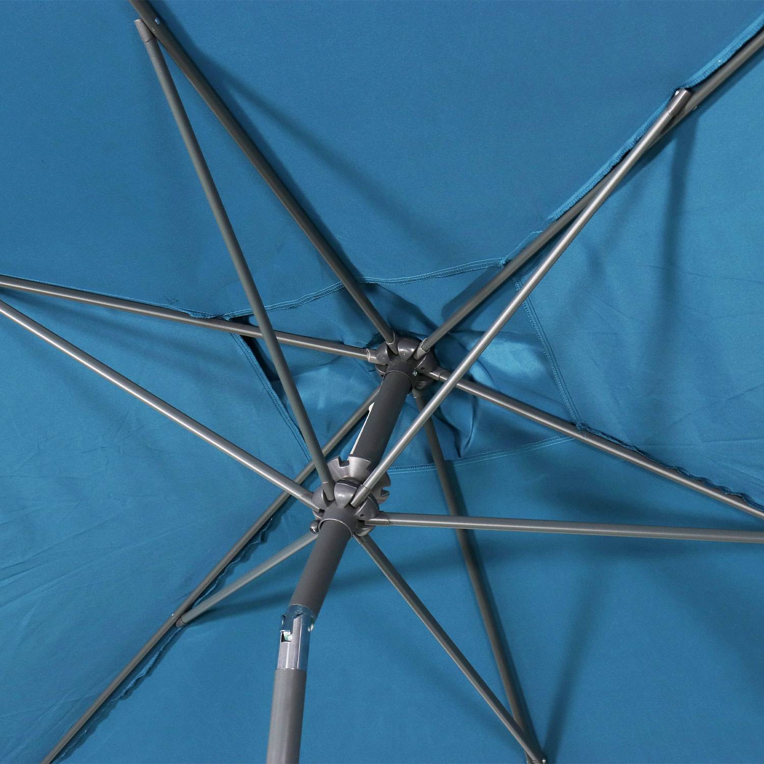 Touquet, rechthoekige parasol 2x3m met centrale mast Photo7