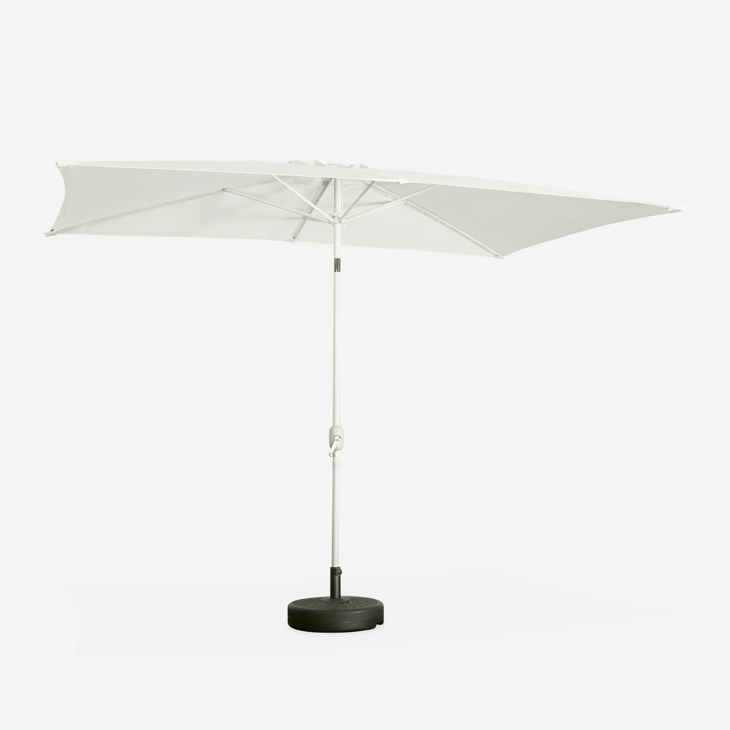 Touquet, rechthoekige parasol 2x3m met centrale mast Photo3