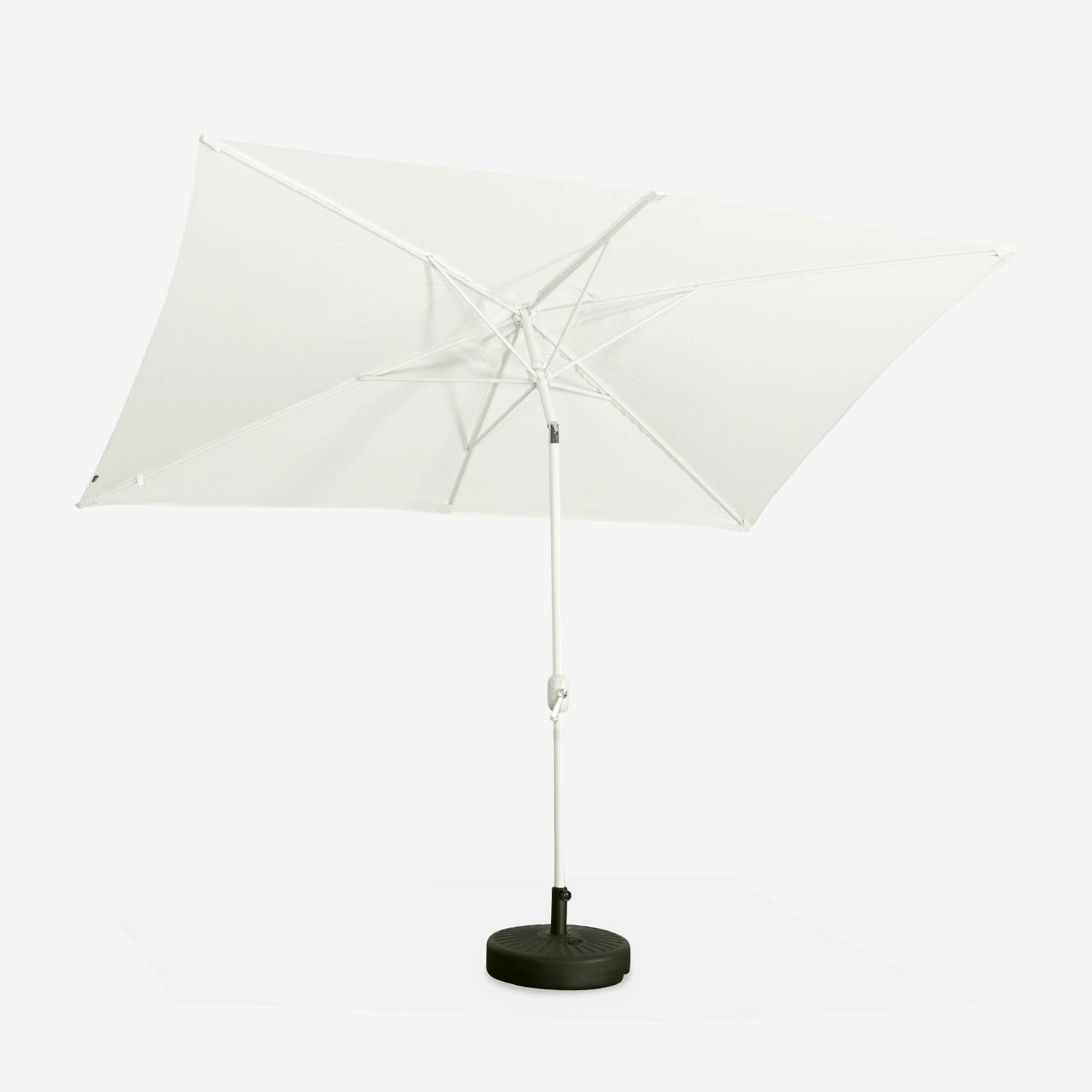 Touquet, rechthoekige parasol 2x3m met centrale mast Photo4