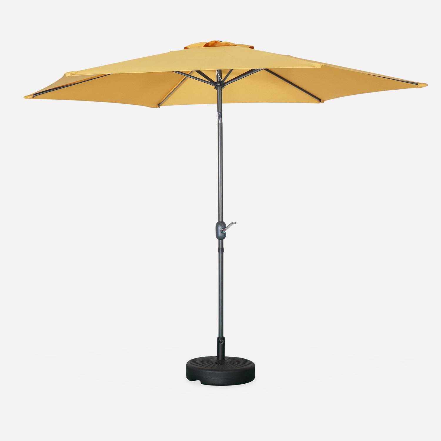 Touquet, ronde parasol 295cm met centrale mast Photo1