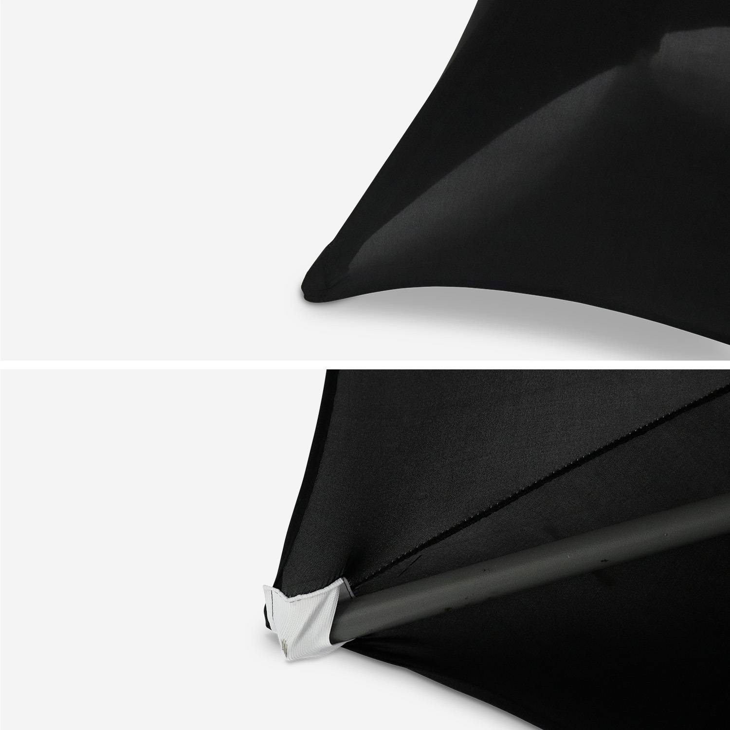 Set van 2 hoezen – GALA – Hoezen voor statafels Ø80cm, polyester, zwart Photo3