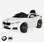 BMW GT6 Gran Turismo blanco, coche eléctrico 12V, 1 plaza, descapotable para niños con autorradio y mando a distancia