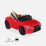 Lexus LC500 Rood elektrische auto 12V, 1 plaats, 4x4 voor kinderen met autoradio en afstandsbediening Photo1