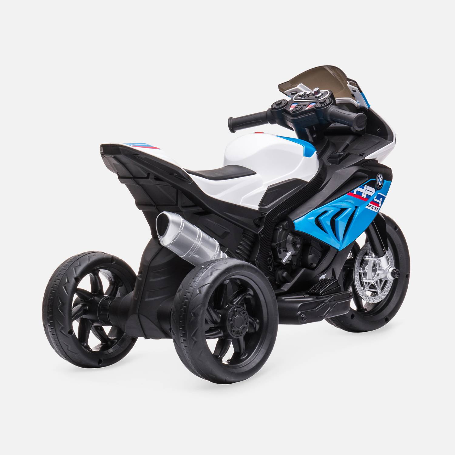 BMW HP4, moto eléctrica azul para crianças 6V 4Ah, 1 lugar Photo6