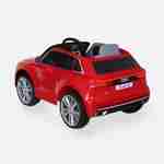 AUDI Q8 Rood elektrische auto 12V, 1 plaats, 4x4 voor kinderen met autoradio en afstandsbediening Photo2
