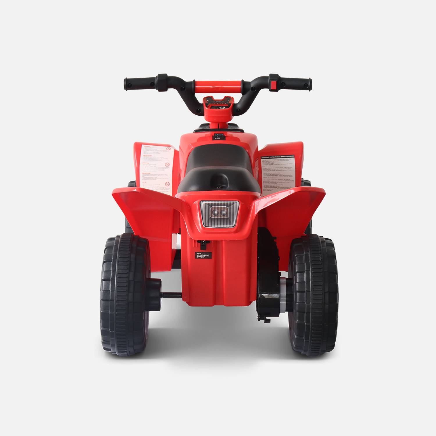 Rode elektrische quad, elektrische auto voor kinderen 6V 7Ah, 1 zitplaats Photo4