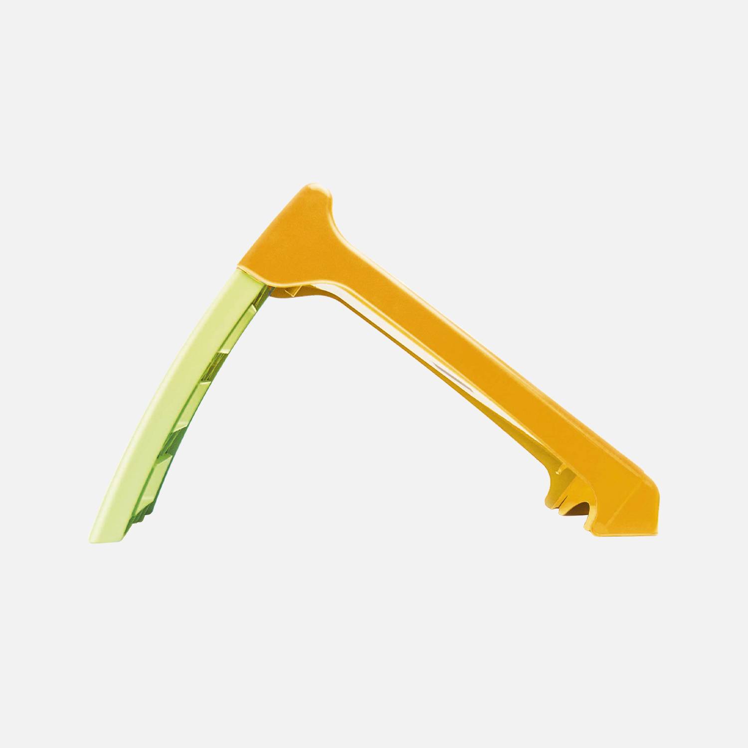 Petit toboggan avec connexion à eau orange et vert 120 cm – toboggan premier âge Léo Photo2
