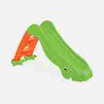 Petit toboggan pour enfant, vert et orange 133cm Photo1