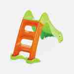 Petit toboggan pour enfant, vert et orange 133cm Photo2
