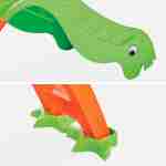 Petit toboggan pour enfant, vert et orange 133cm Photo3