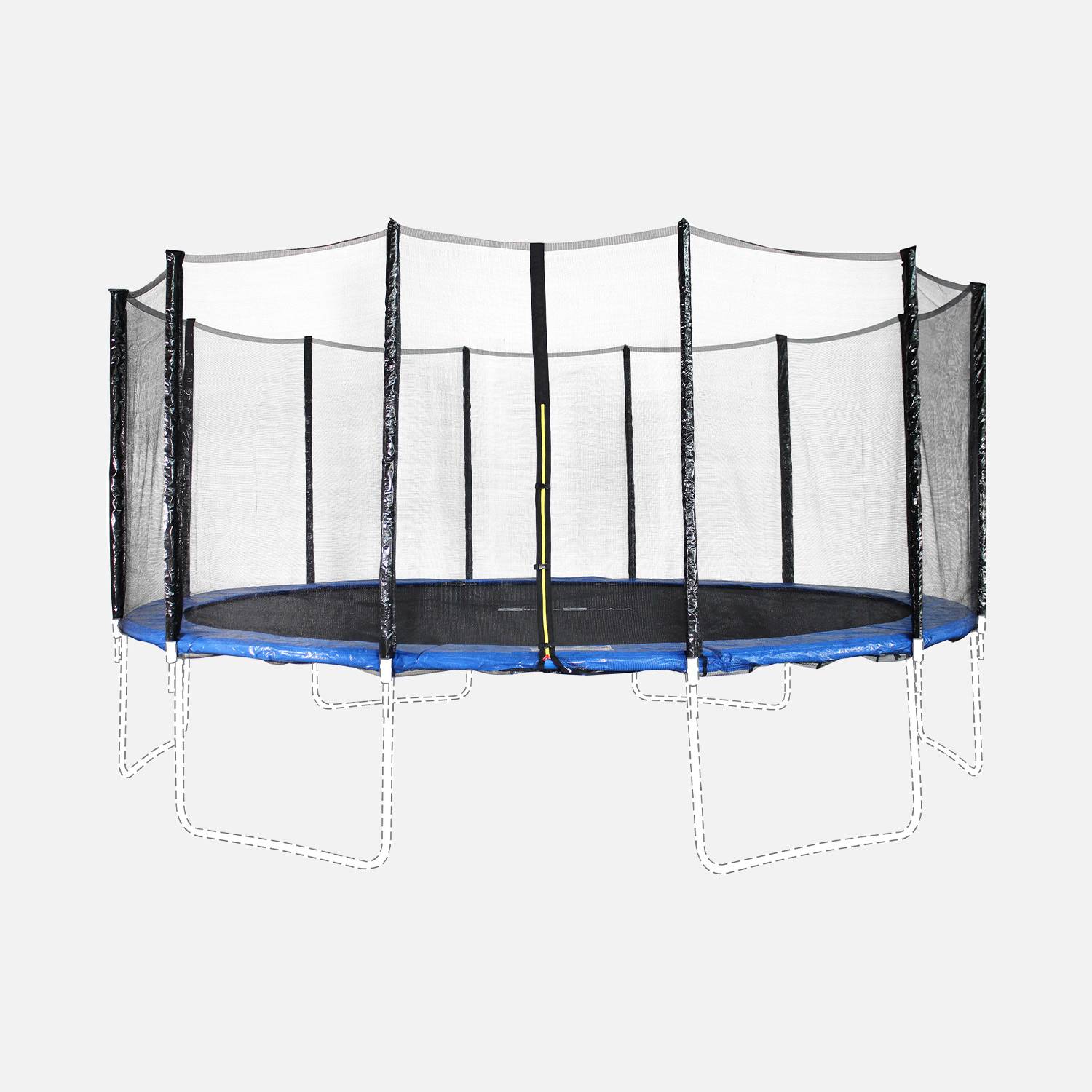 Filet de sécurité pour trampoline bleu Photo4