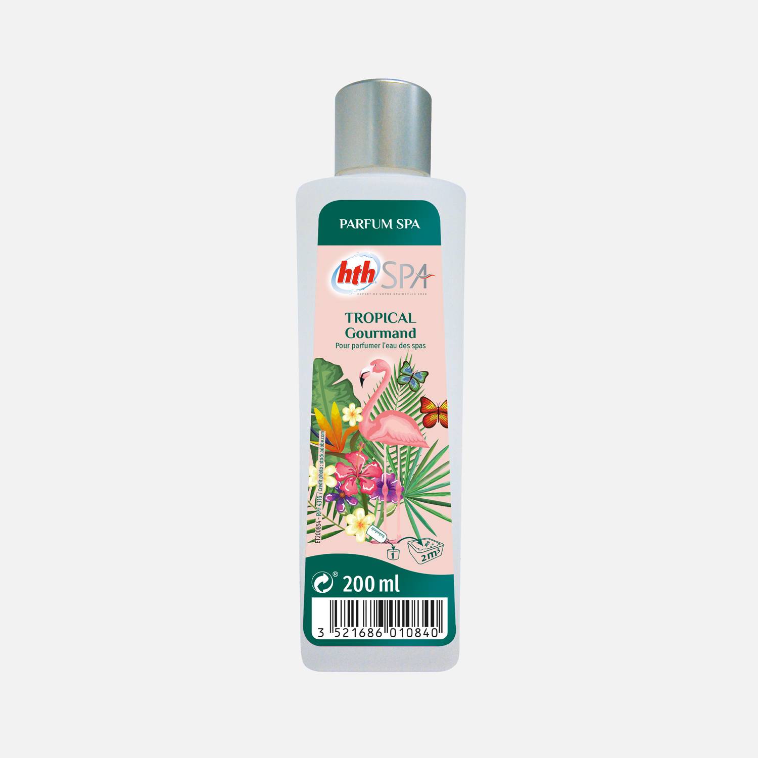 Parfum tropical pour SPA 200mL – HTH, odeur gourmande, parfum d'origine naturelle, élaboré en France   Photo1
