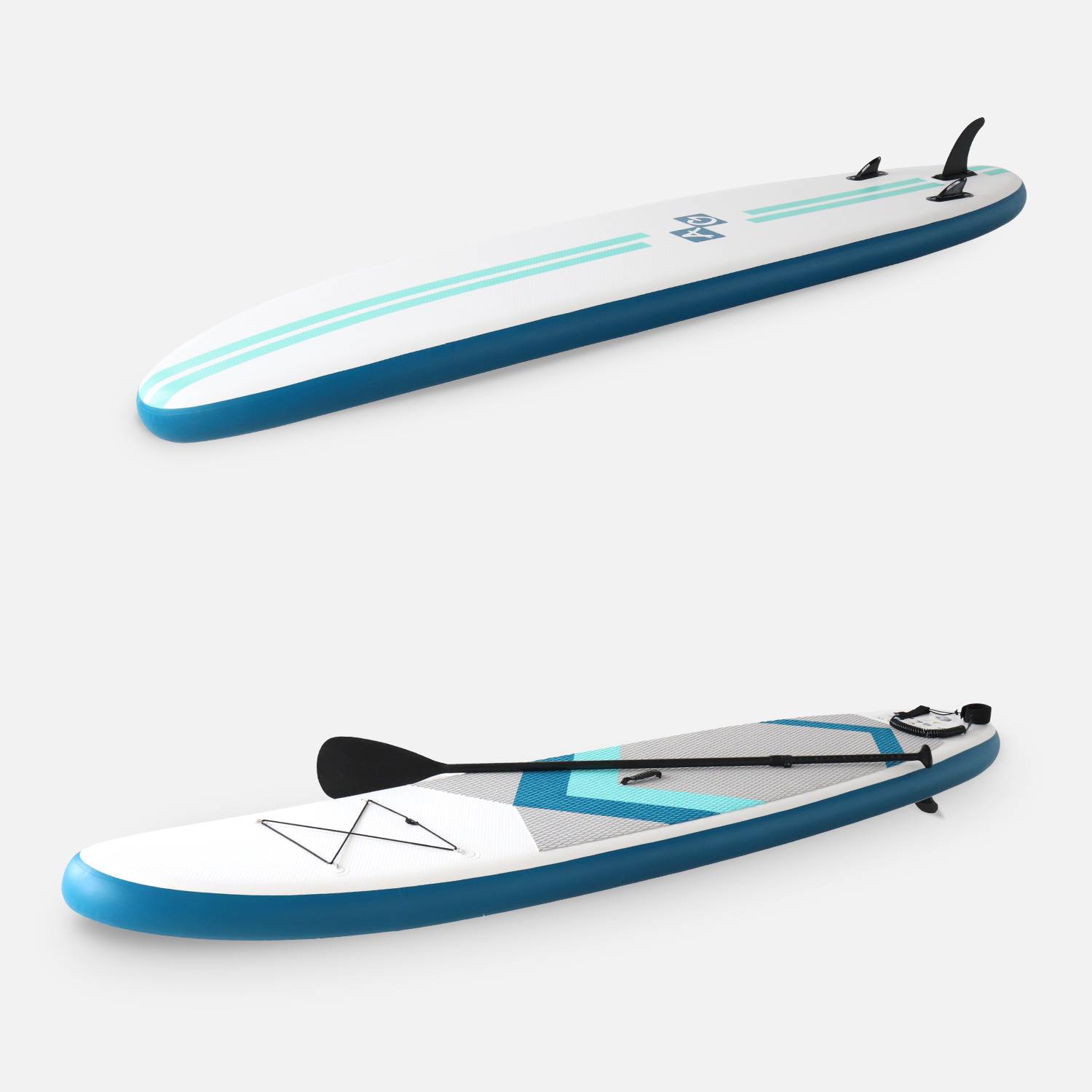 Opblaasbare stand-up paddle pack LIO 11'10" met hogedrukpomp, peddel, leash en opbergzak Photo2