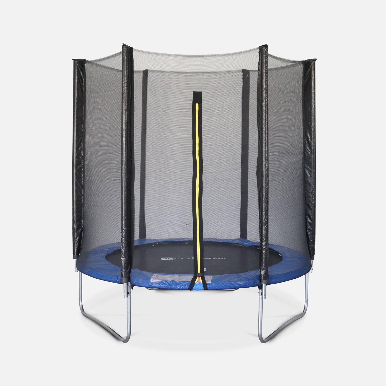 Cama elástica 180 cm, Trampolín para niños, Azul, altura de la red de seguridad 150 cm - Cassiope Photo1