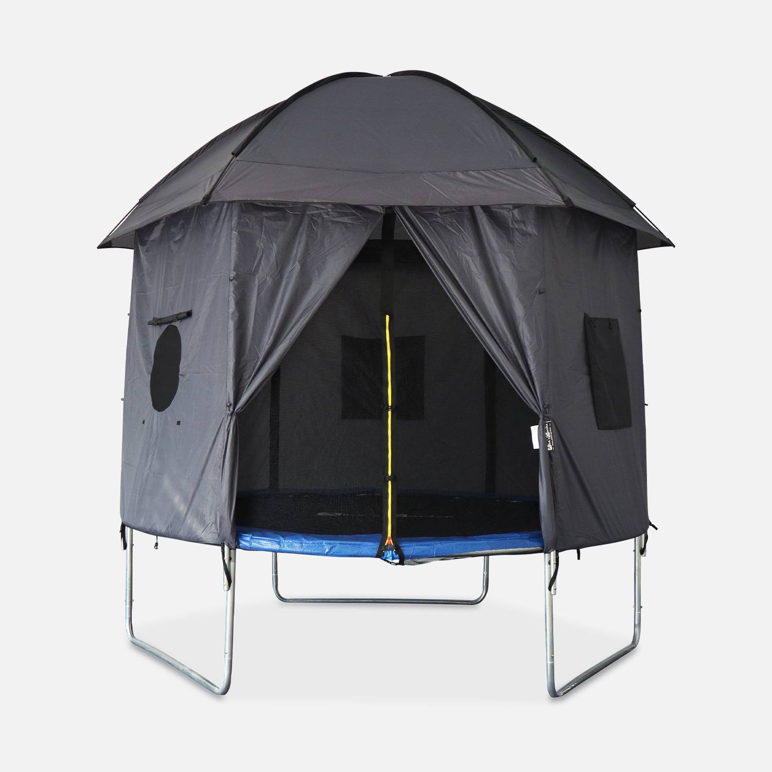 Tent voor trampoline Ø305cm van polyester, UV behandeld, 1 ingang, 3 ramen & transporttas Photo2