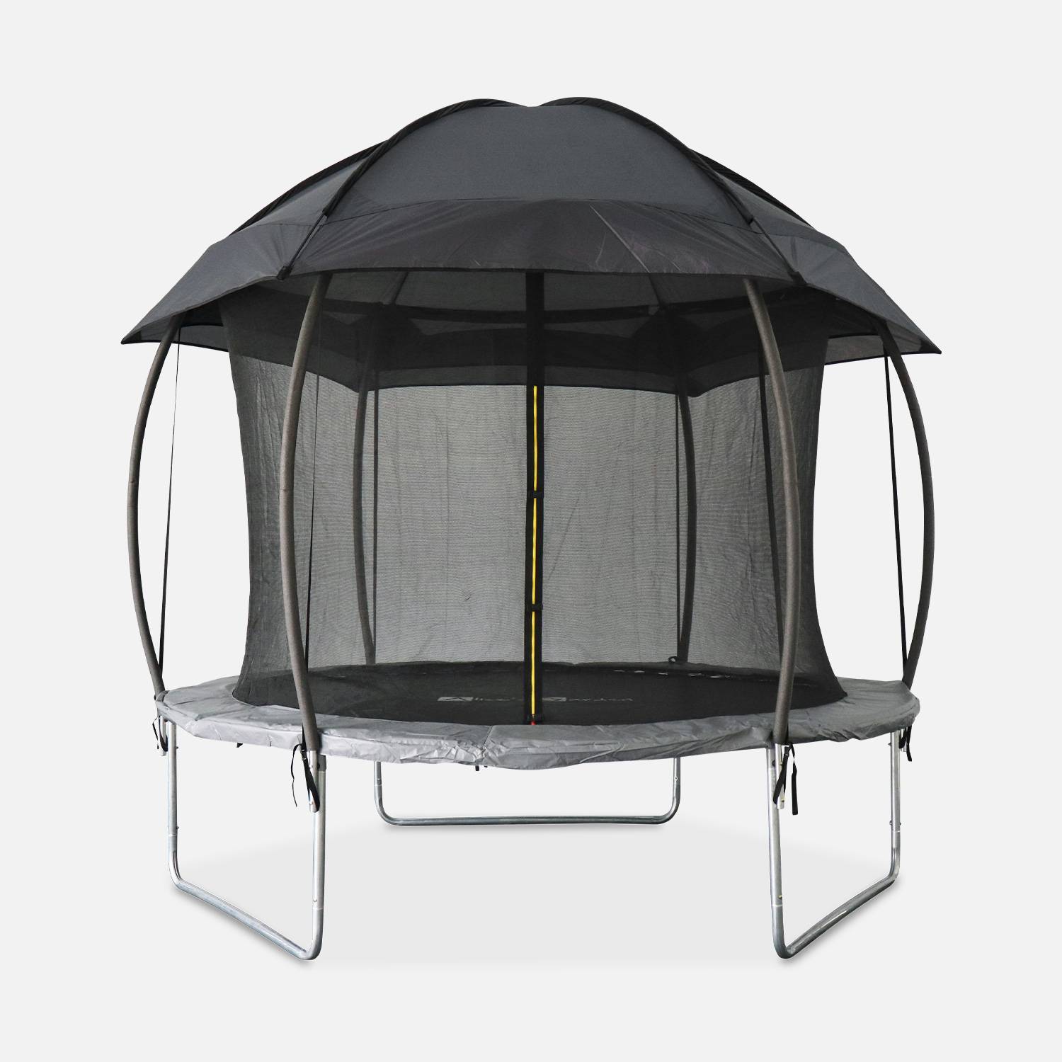 Tent voor trampoline Ø305cm van polyester, UV behandeld, 1 ingang, 3 ramen & transporttas Photo4