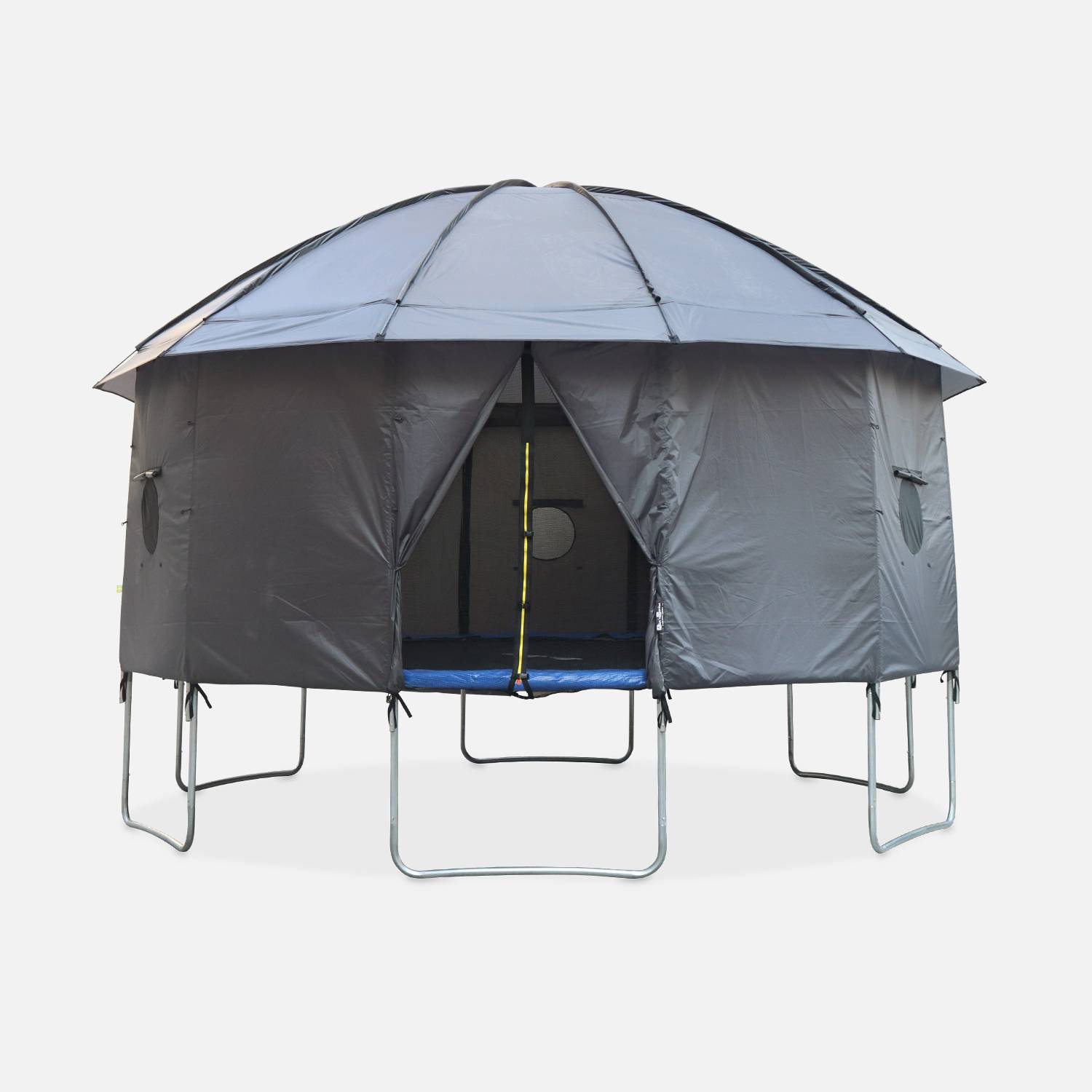 Campingzelt für Trampolin, Trampolinütte, Polyester, UV-behandelt, 1 Tür, 5 Fenster und Transporttasche Photo2