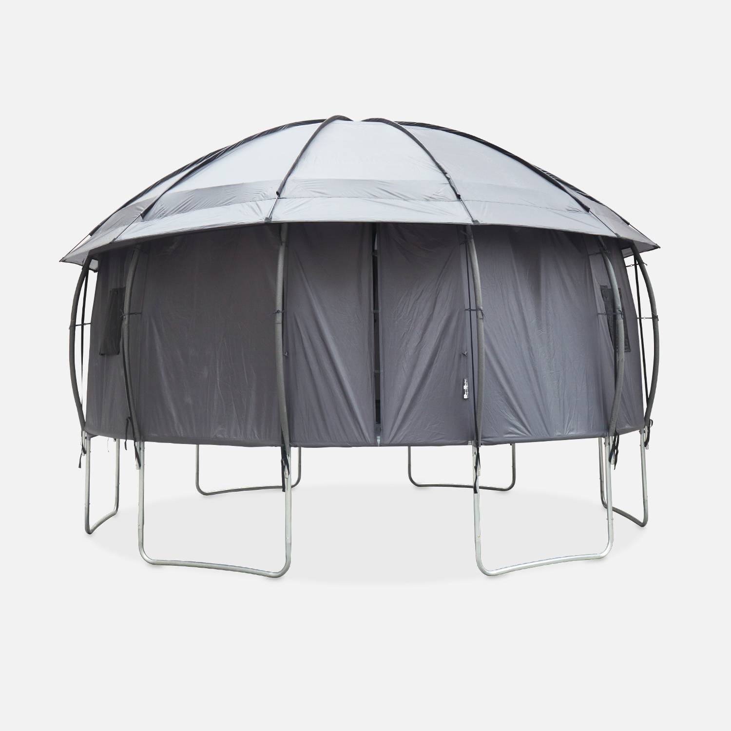 Tent voor trampoline Ø490cm van polyester, UV behandeld, 1 ingang, 5 ramen & transporttas Photo3