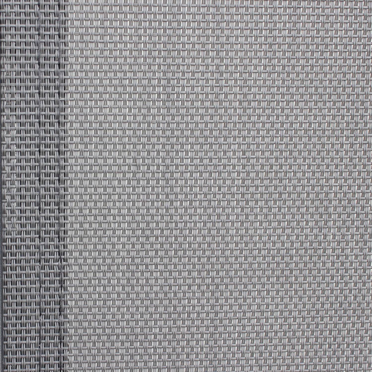 Coppia di sedie Orlando Antracite/ Grigio scuro | In alluminio antracite e textilene colore grigio scuro, impilabili Photo3