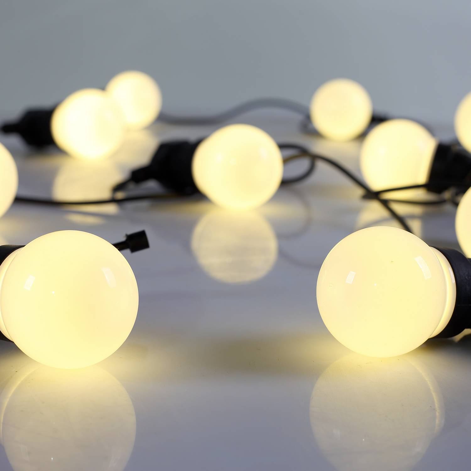 HERACLES - Luz ao ar livre com 10 lâmpadas, 50 LEDs braco, funcionamento a pilhas, função temporizador, 8 modos, 4,5 m de comprimento Photo5