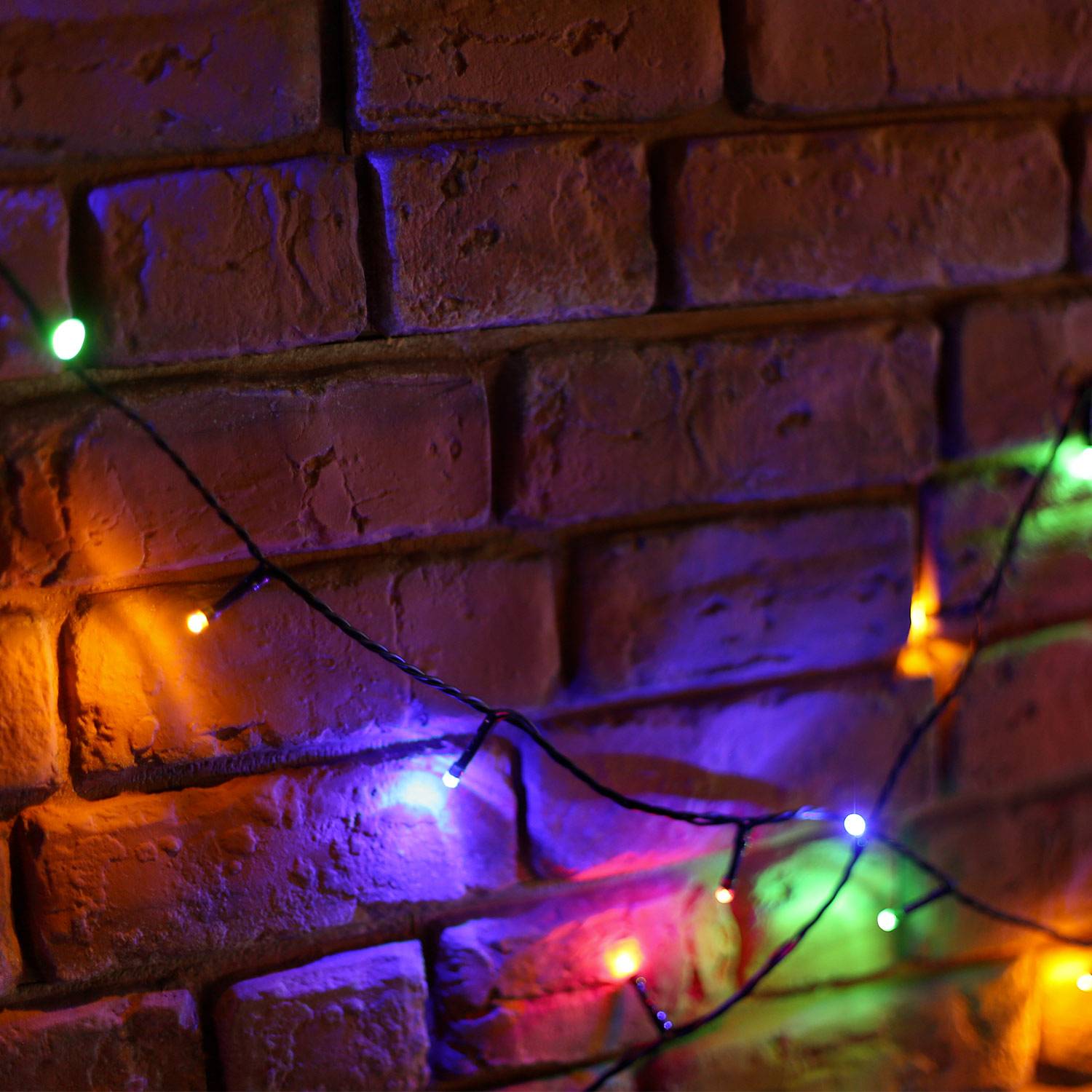 Luz solar de Natal para exterior , 15m de comprimento, 150 LEDs multicoloridos, 8 modos de iluminação - TONNERRE Photo5
