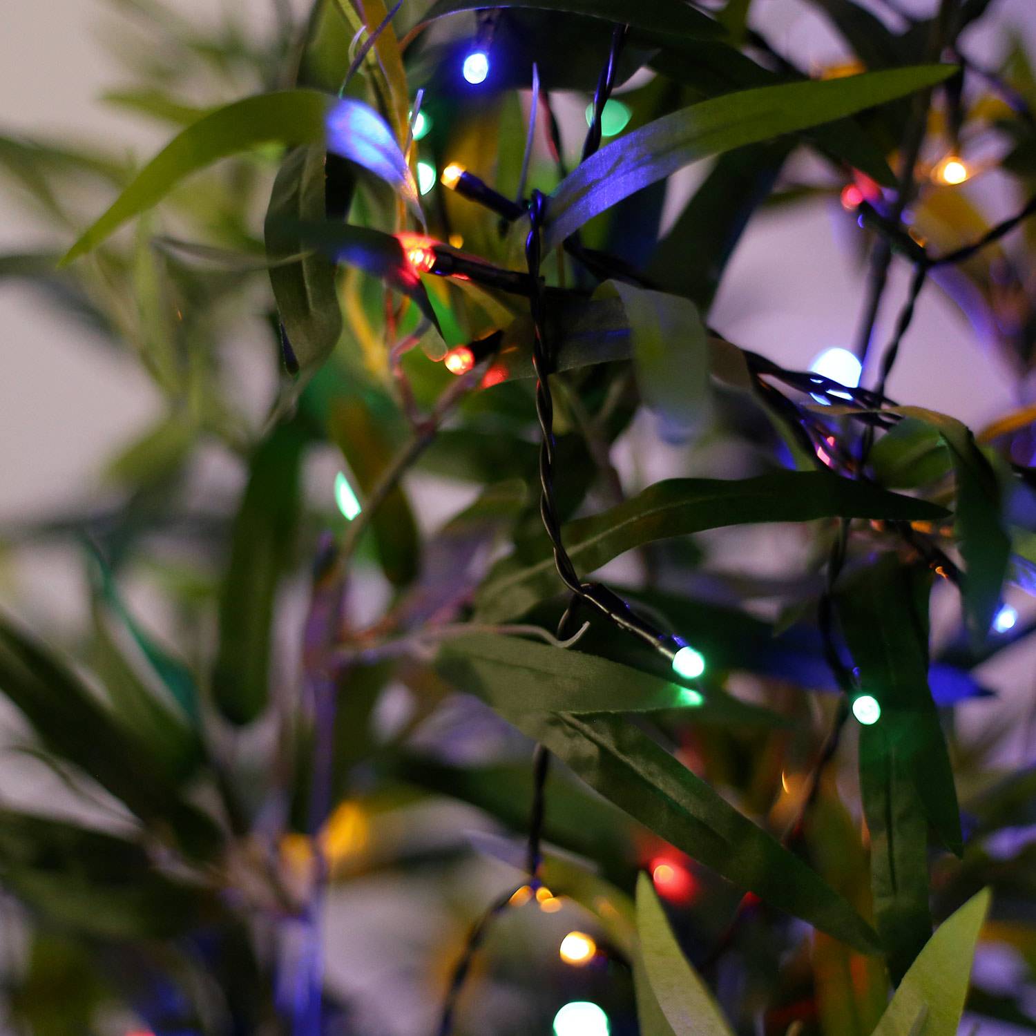 Guirlande lumineuse solaire extérieure Noël 15m de long, 150 LED multicolore, 8 modes Photo6