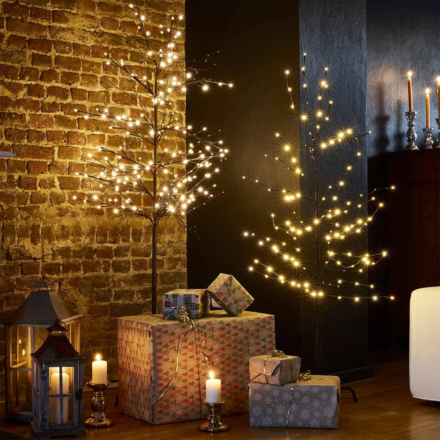 Arbre lumineux de 150 cm, 144 leds, pied inclus, décoration de Noël Photo1