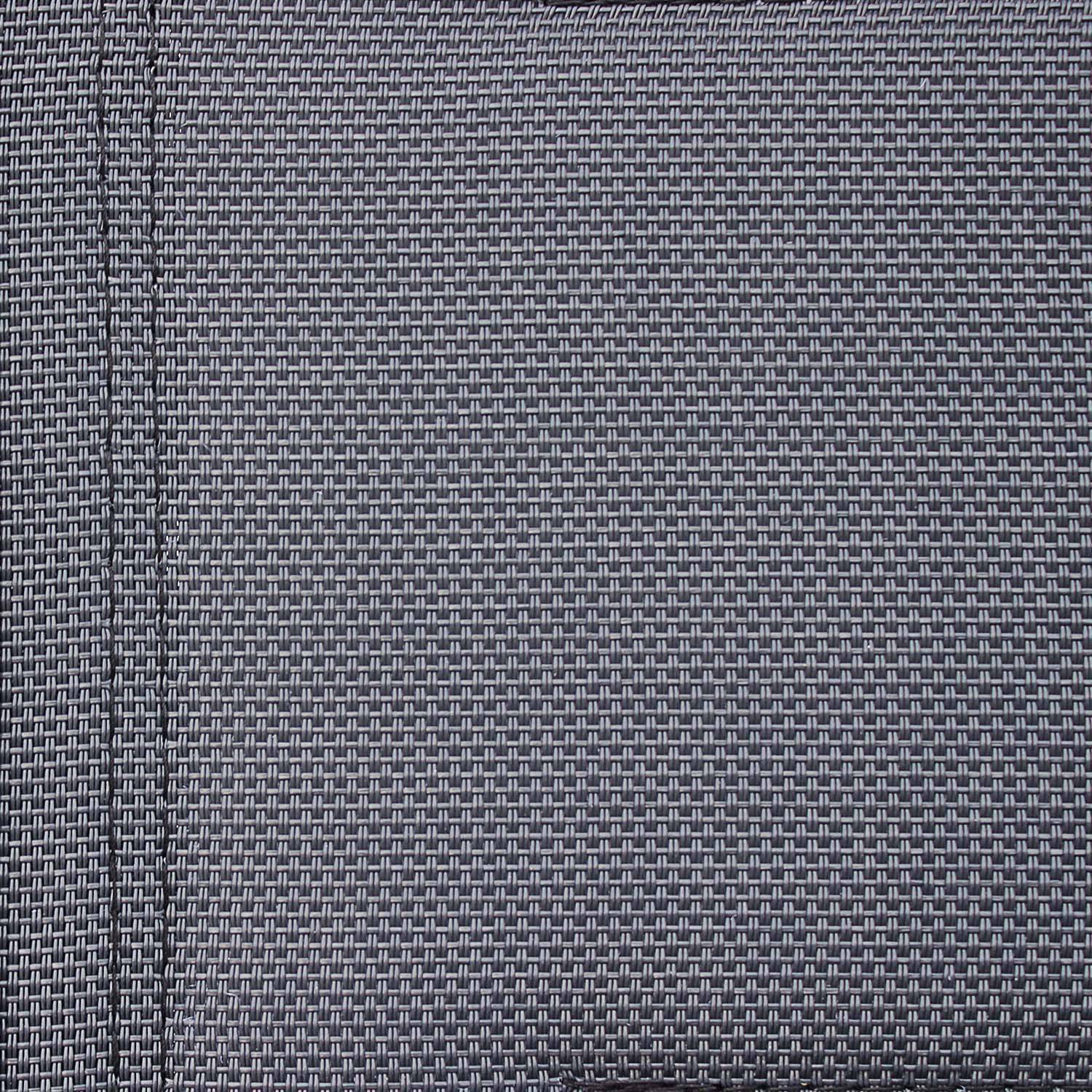 Lot de 2 fauteuils - Chicago / Odenton  - En aluminium gris et textilène gris foncé, empilables Photo5