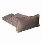 Conjunto de capas de almofada castanhas para mobiliário de jardim Caligari - conjunto completo Photo1