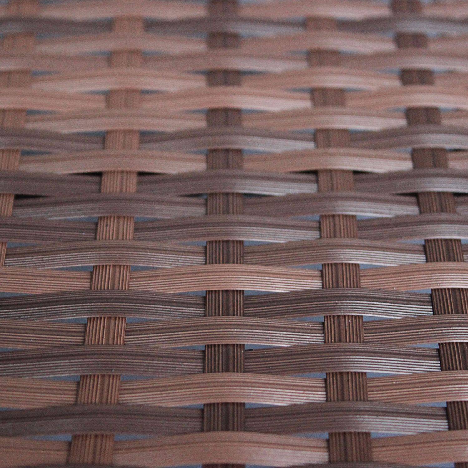 Ensemble Modena 1 canapé, 2 fauteuils et une table basse en résine tressée Photo6