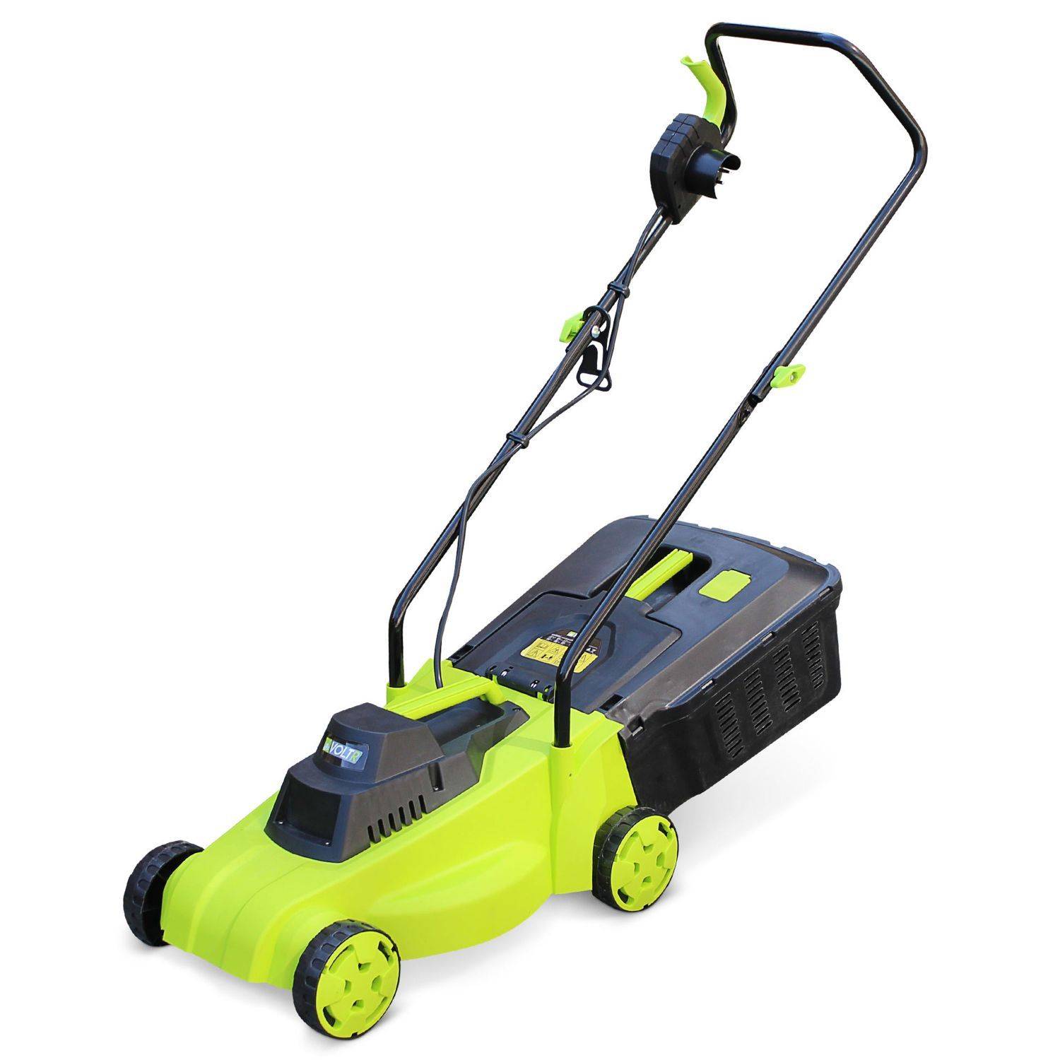Elektrische grasmaaier 1300W Grasmaaier met opvangbak voor gras 30L - Merk VOLTR