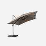 Luce, parasol déporté haut de gamme 3x4m Photo3