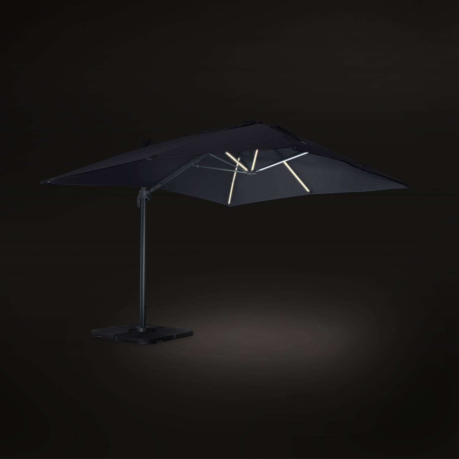 Luce, parasol déporté haut de gamme 3x4m Photo5