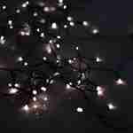 Guirlande lumineuse solaire extérieure, 15m de long, 150 LED blanc chaud, 8 modes Photo1