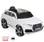 AUDI Q7 Wit, elektrische auto 12V, 1 plaats, 4x4 voor kinderen met autoradio en afstandsbediening