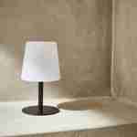 LAMPADA S COLOR - Lámpara de mesa LED 28cm negra - Lámpara de mesa decorativa, Ø 16cm Photo1